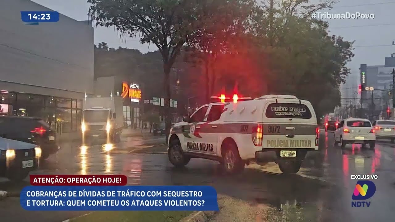 Polícia apura ataques violentos ligados ao tráfico de drogas