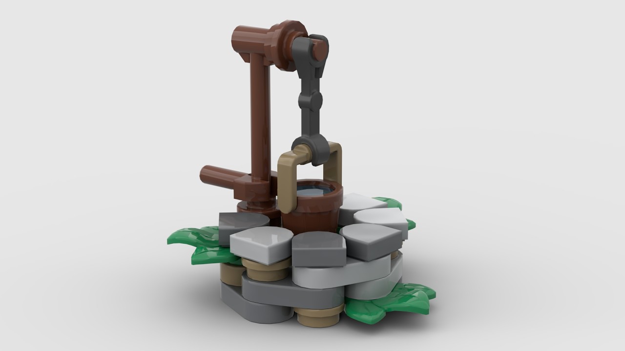 How to Build a Little LEGO Well