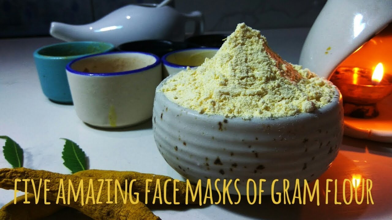 Five amazing face masks using Gram flour according to skin types periwinkle TV YouTube
