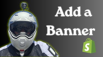 How To Add a Banner On Your Shopify Website   Beginner Shopify Tutorial 2025