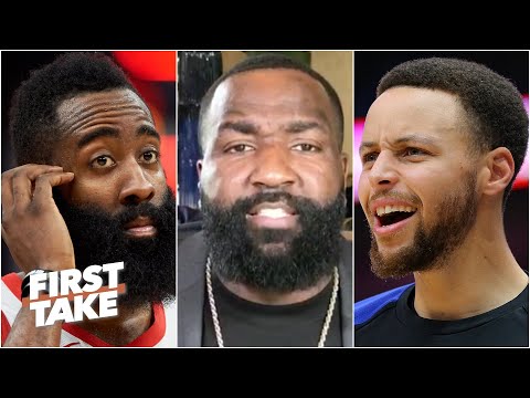 Kendrick Perkins picks James Harden over Steph Curry | First Take