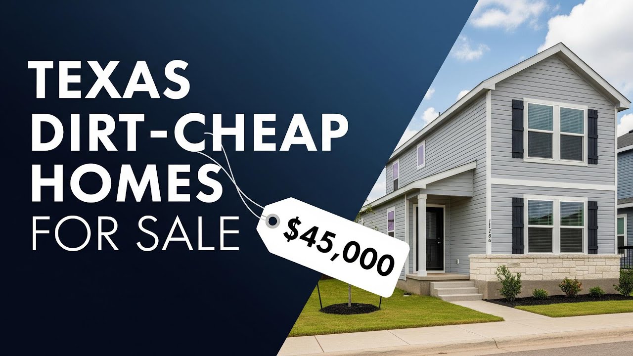 Texas Homes for Sale Under $100K – Would You Move Here? - YouTube