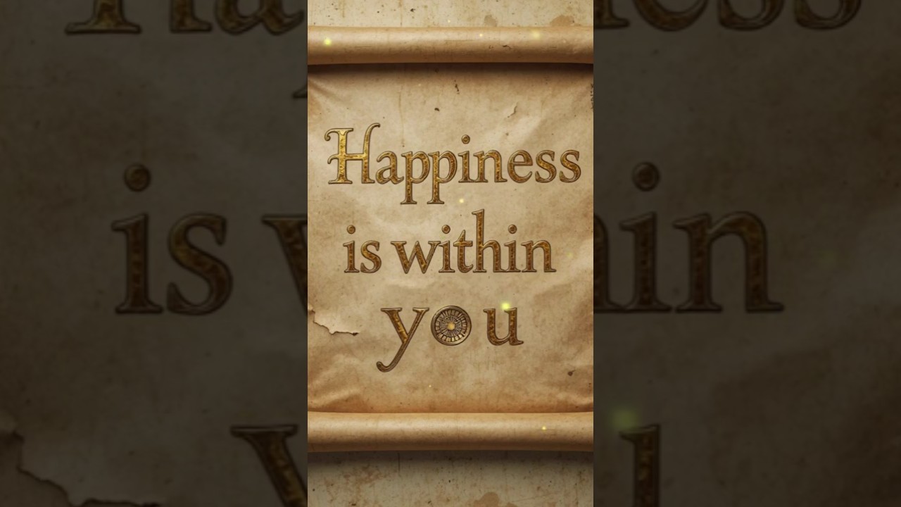 Счастье приходит изнутри ✨🙏 Путь стоика 