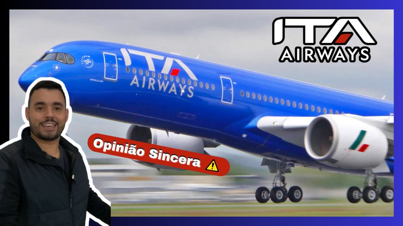 Como é viajar de São Paulo à Roma com a ITA AIRWAYS - Airbus A330-900