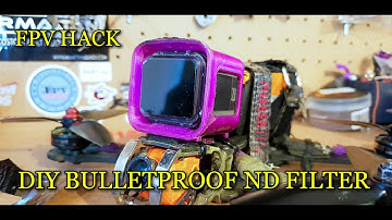 HOW TO FIX YOUR GOPRO AND MAKE A ND FILTER - FPV DRONE