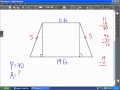 Isosceles Trapezoid Area Calculation Quiz