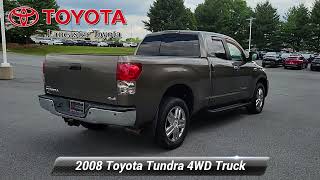 Used 2008 Toyota Tundra 4WD Truck LTD, East Petersburg, PA S0116