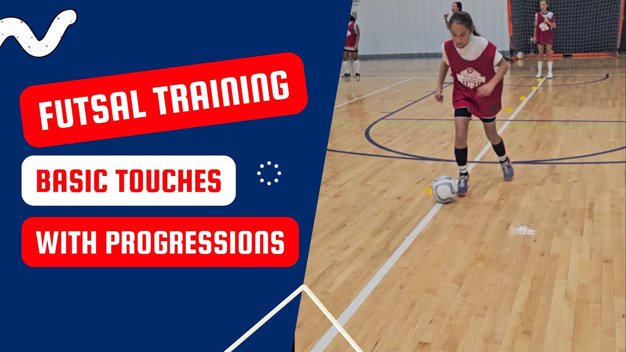 FUTSAL TRAINING - BASIC TOUCHES WITH PROGRESSIONS - YouTube