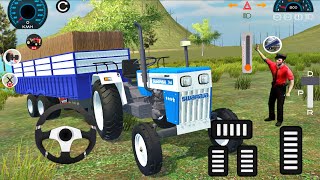 Real Tractor Games 2026 - Swaraaj 4x4 Cargo Transport Tractor Driving Games - Android GamePlay screenshot 3