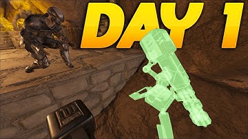 SOLO Claiming The Most Hidden Base Location Day 1 - ARK PVP