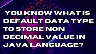 Chapter 23: WHAT IS AN INTEGER DATA TYPE IN JAVA LANGUAGE ? |Learn Java