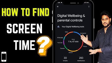 How to check screen time on your android mobile || Mobile phone screen time || Rajatechintelugu