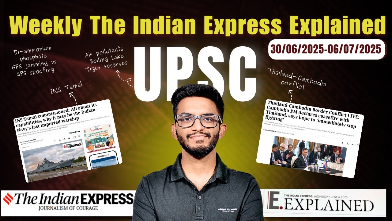 30 June - 6 July | 10 Marks Confirmed in UPSC Prelims 2026 If You Read ...