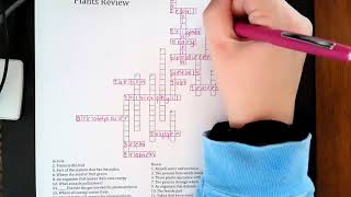 Plants Crossword Puzzle Answers