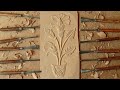 wood carving beautiful flower how to wood carving