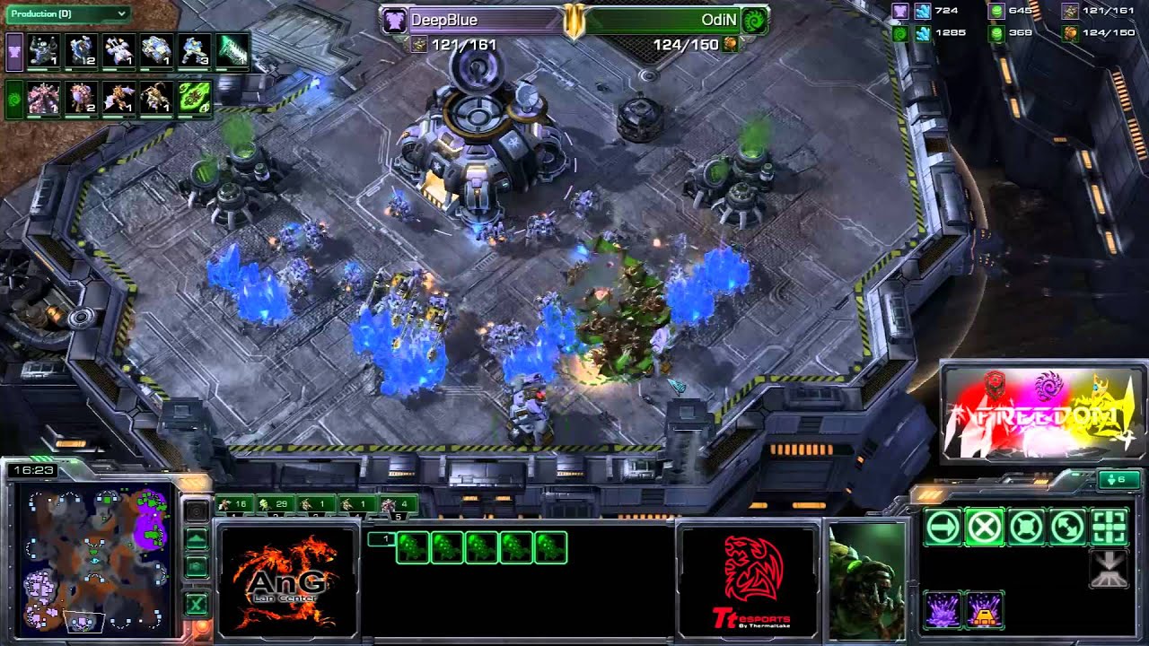 ANG Invitational Final - DeepBlue(T) vs (Z)Odin - Antiga Shipyard