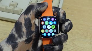 Watch 8 Ultra FAKE APPLE unboxing/teszt MAGYAR