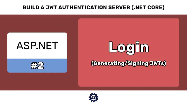 Login (Signing JWTs) - BUILD A JWT AUTHENTICATION SERVER (ASP.NET CORE) #2