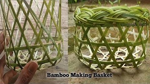 Amazing Basket Making || How to Make a Bamboo Basket