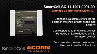 SmartCell SC-11-1201-0001-99 Wireless Control Panel (230VAC) - Acorn Fire & Security