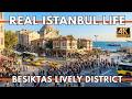 ISTANBUL TURKEY 2026 4K WALKING TOUR | Beşiktaş Streets, Cafes &amp; Bosphorus Ferry Vibes