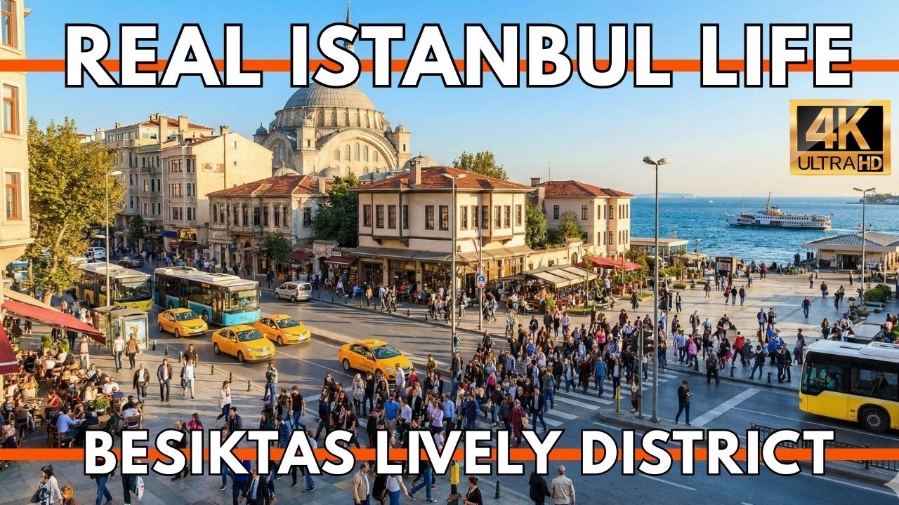 ISTANBUL TURKEY 2026 4K WALKING TOUR | Real Life in Beşiktaş 😳 Streets, Markets & Ferries