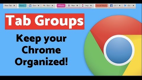 Manage your Google Chrome Tabs! [No more emailing your favourite websites to yourself]