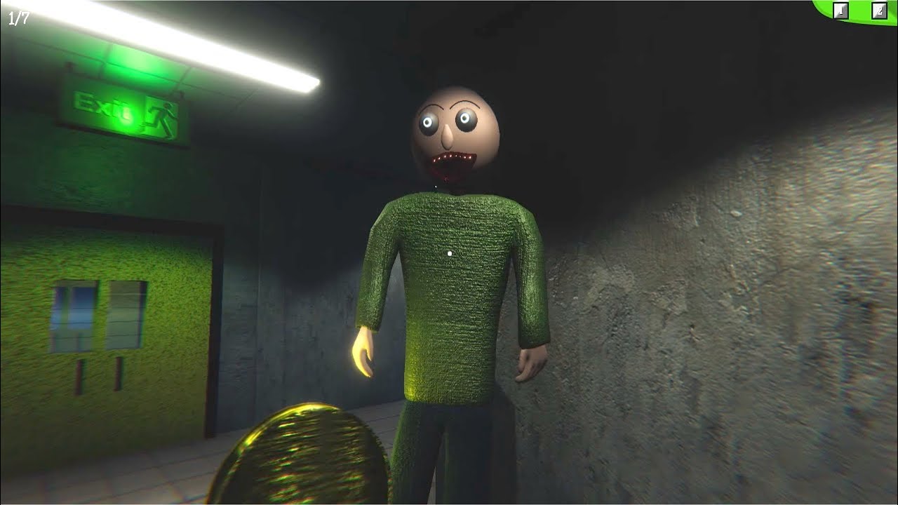 REMASTERED BALDI IS HERE AND HES EXTREMELY SCARY.. - Baldis Basics in  Education and Learning RTX 
