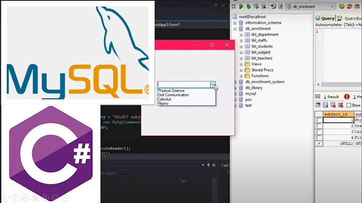 How to Bind a ComboBox with MySQL Database Values in C#
