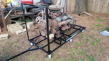 Homemade Engine Run Stand