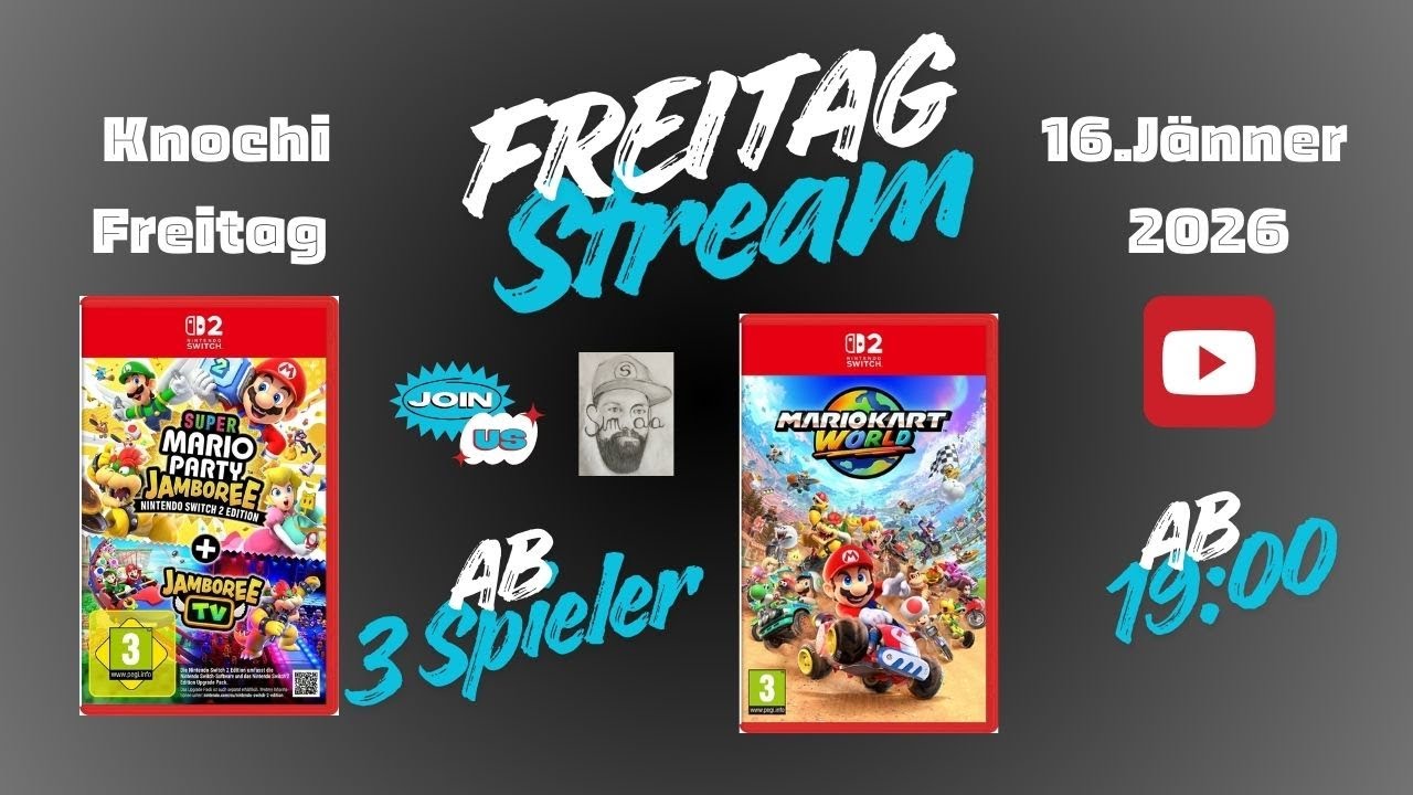 Freitag Stream MKW, MPJ wer will was spielen mit mir?
