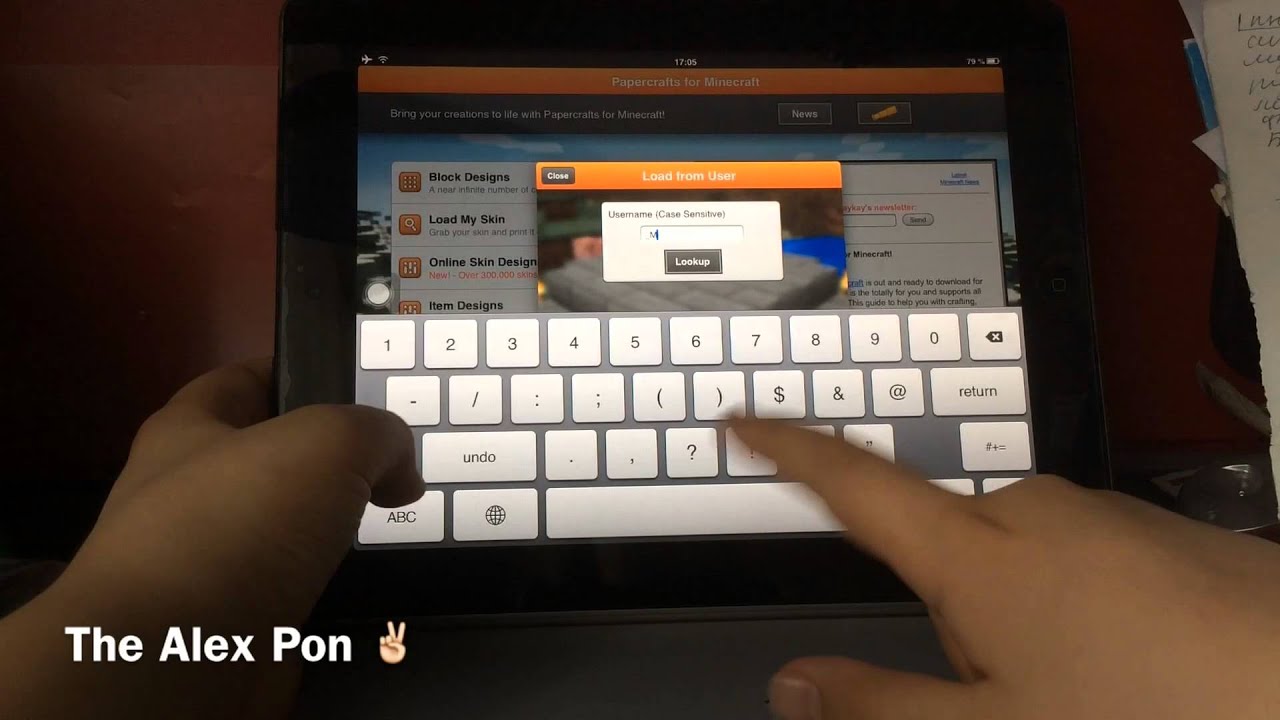 обзор программы Papercrafts for minecraft для ipad/iphone/ipod touch