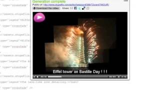 Stupeflix : a mashup with Wikipedia