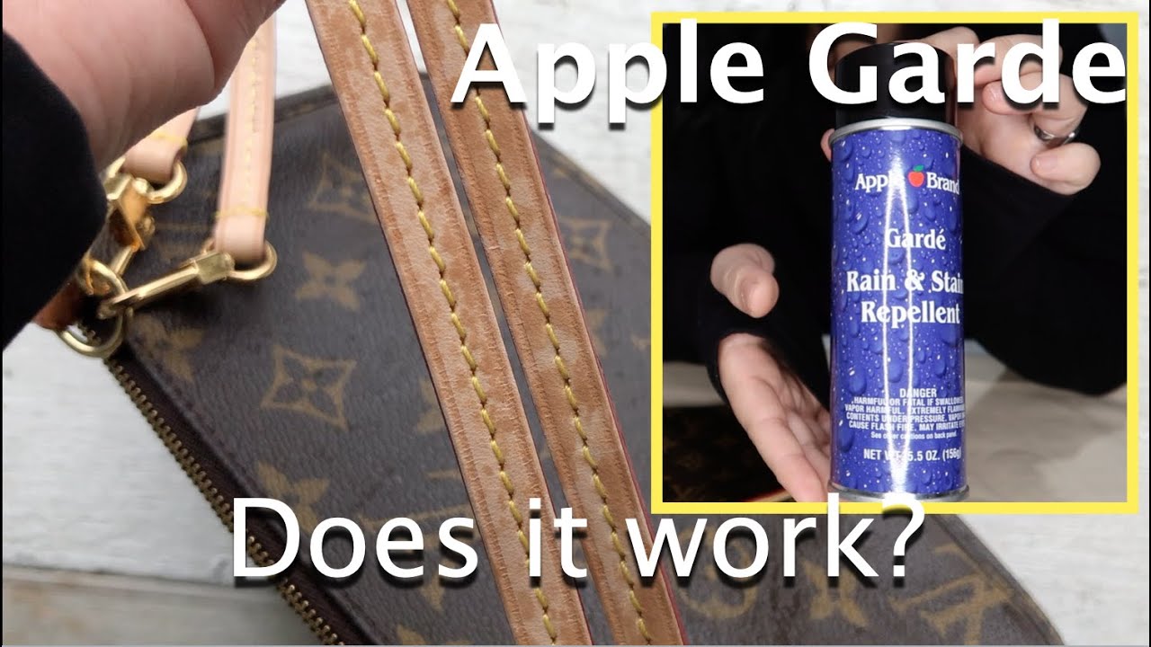 1 year experiment! Treating Louis Vuitton Vachetta with Apple Garde 