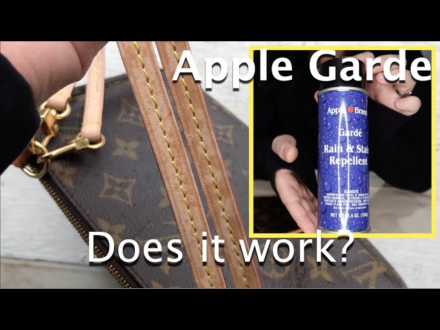 1 year experiment! Treating Louis Vuitton Vachetta with Apple Garde 