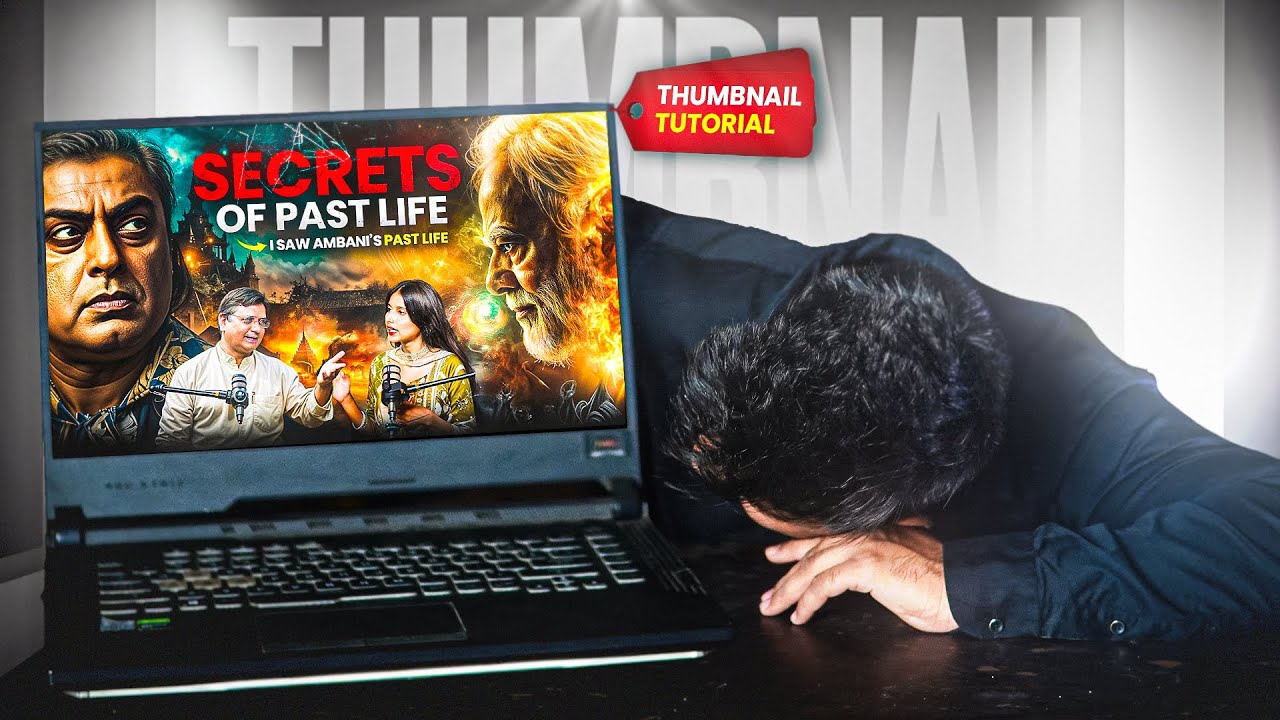 Viral Podcast Thumbnail Design in Photoshop – Start to Finish!