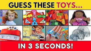 Guess 50 Iconic Toys Trivia Game!  | 3 Second to Guess!