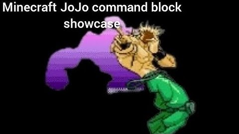 MCPE Command Showcase JJBA [(Shadow The World)]