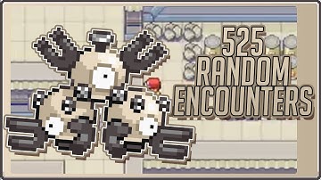 Live Shiny Magneton after 525 Random Encounters in Pokemon FireRed!