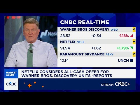 Netflix considers all-cash offer for Warner Bros. Discovery units: Reports