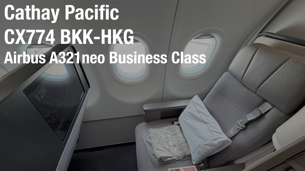 Is it that bad? Cathay Pacific Airbus A321neo Business Class