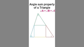 The Angle sum theorem interior property of a Triangle  #maths  #geometry @mathsclassroom028