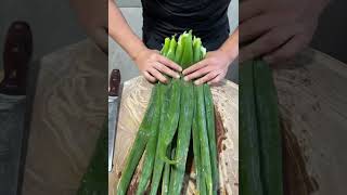 How to cut garlic leaves & Vegetables Creative art activity for make cake at home #vegetableart