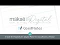 Inside the Makselife Digital Planner “GoodNotes Edition”