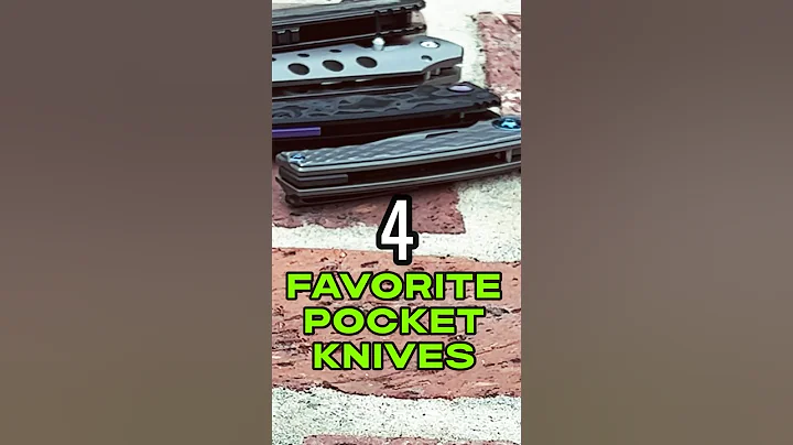 My 4 FAVORITE Folding Knives! #edc #youtubeshorts #shorts #knife
