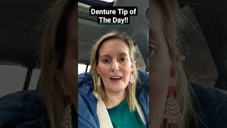 Denture Tip of The Day #dentures #oralhealth #momlife