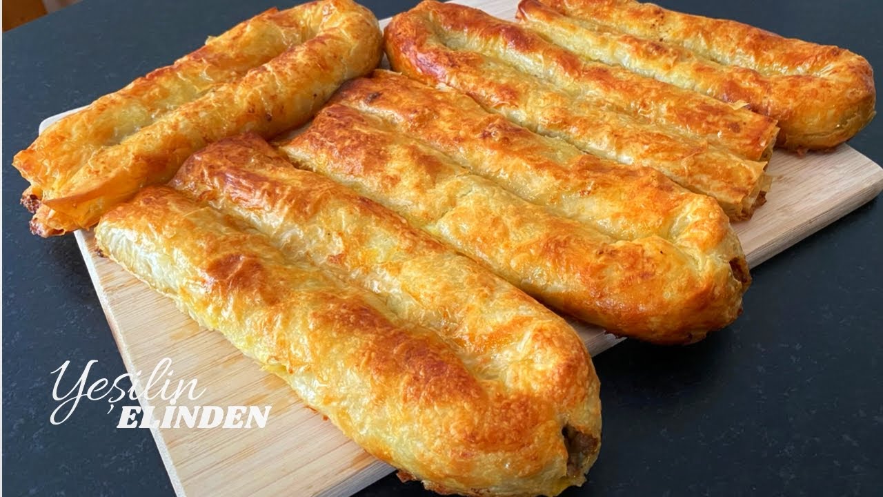 İnanılmaz Derecede KOLAY VE HIZLI ❗ Hayatımda Yediğim En Lezzetli❗En Kolay Sarıyer Böreği Tarifi