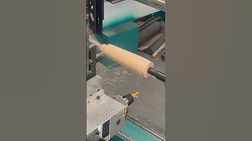 CNC woodworking lathe automatically turns the shape and grooves to process wooden table legs! #cnc