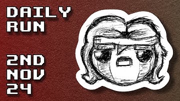 The Binding of Isaac | Daily Run 2nd Nov 2024 (Rank: 5️⃣)