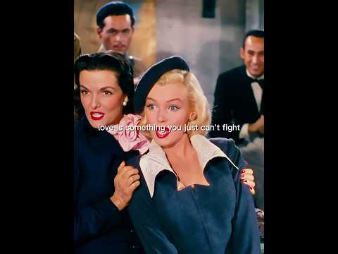 Jane Russell & Marilyn Monroe – When Love Goes Wrong in 1953 Gentlemen Prefer Blondes
